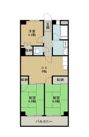改装前の間取り